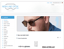 Tablet Screenshot of newlineoptik.de